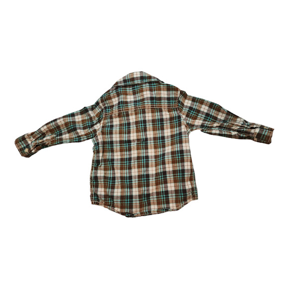 Carter's Toddler Boy Plaid Button Down Shirt 18M - Picture 2 of 3